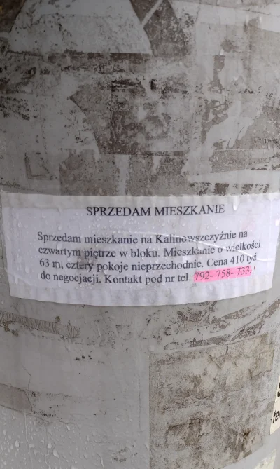 Frakcja - Ktoś chętny? #lublin #nieruchomosci