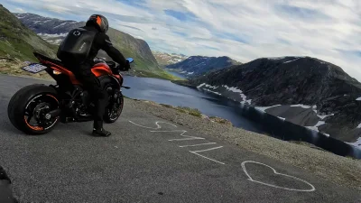 szakalp1 - Mam szczęście jeździć bajecznymi drogami Norwegii motocyklem. W tym roku d...