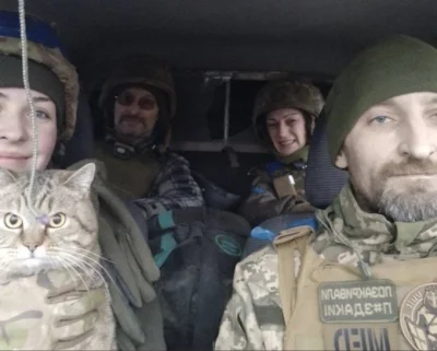 Eliade - Sierżant kot jedzie na rozpoznanie.

#ukraina #koty