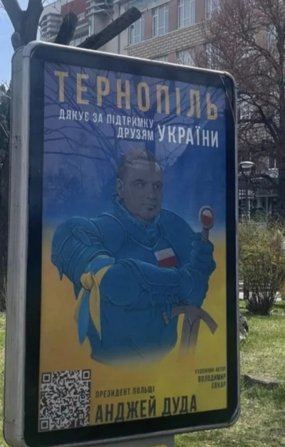kontur - @rakiwo: Takie plakaty były swego czasu na Ukrainie