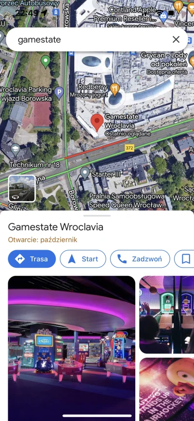 plnk - @korbuzz: @jestemtunew: googlarka twierdzi, że otwarcie w październiku ale ską...