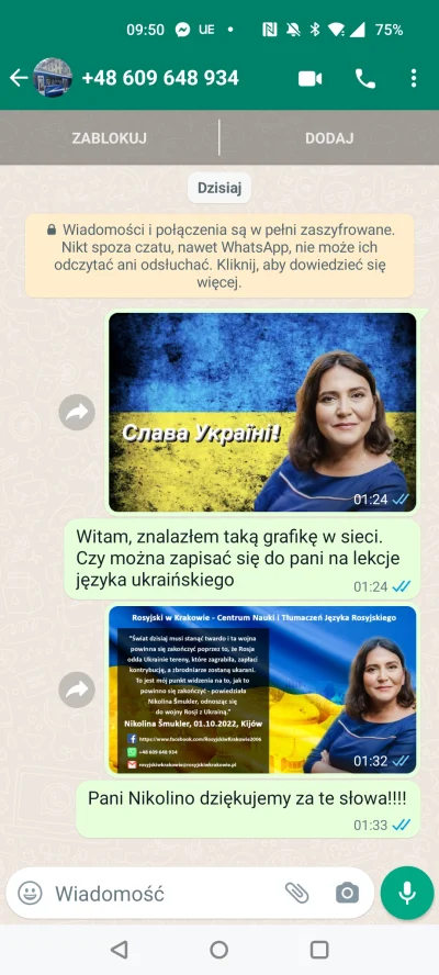JanuszKarierowicz - Polecam naukę języka ukraińskiego w Krakowie - tylko u tej Pani, ...