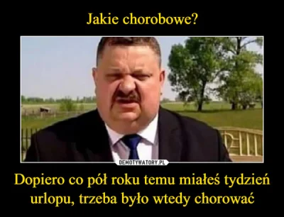 exystexys - Od jutra do końca tygodnia siedzę na chorobowym. Chłop chociaż odpocznie ...