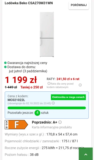 G.....o - @nowywinternetach: no ja kupiłem za 800 PLN bo miała rysę na piętnaście cen...