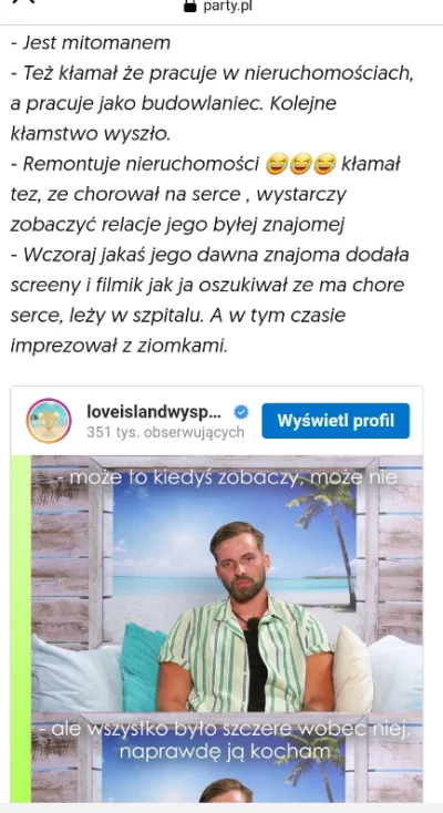 NULKA - kłamca kłamca 

#loveisland