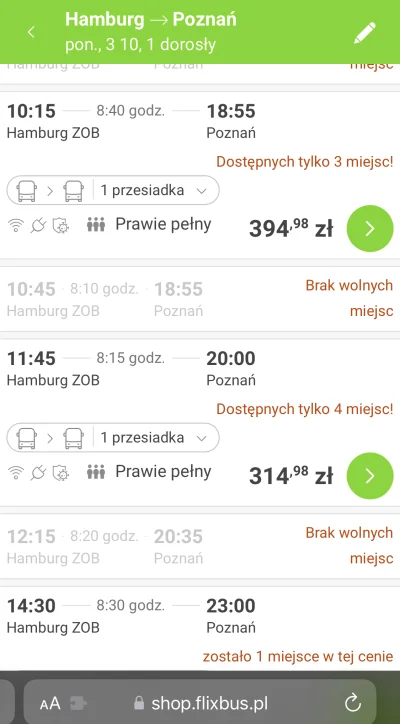 waleczne_serce - @asdwd: tak na szybko sprawdzony flixbus - jedna przesiadka z Hambur...