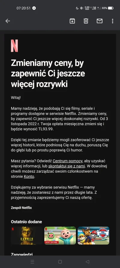 Felonious_Gru - #netflix zmieniamy ceny żebyś mógł płacić więcej xD