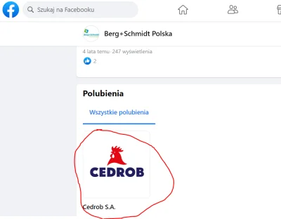 aleksc - Firma Berg+Schmidt bardzo lubi firmę Cedrób na facebooku :)
Cedrob S.A. jes...