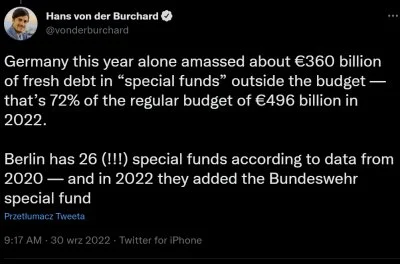 Okcydent - Niemcy już się wyspecjalizowały w tworzeniu pozabudżetowych funduszy ( ͡° ...