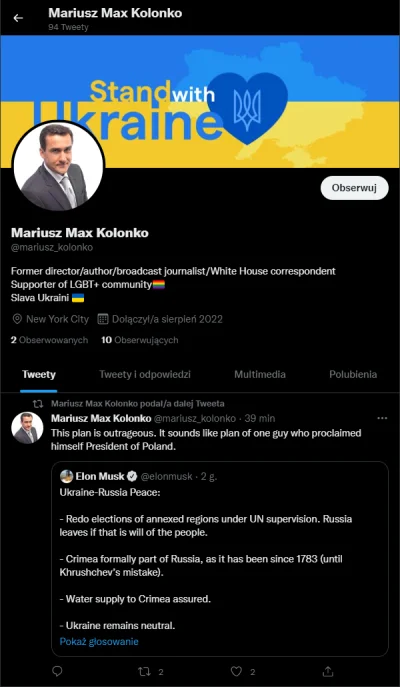 BestiazVadovitz - Wygląda na to, że Mariusz Max Kolonko wyprzedził Mariusza Maxa Kolo...