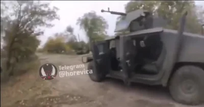 QoTheGreat - Hamvee trafiony przeciwpancernym. 
#ukraina