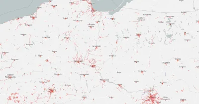 velomapa - Ostatnio pracowałem nad mapą infrastruktury rowerowej w Polsce (potocznie ...