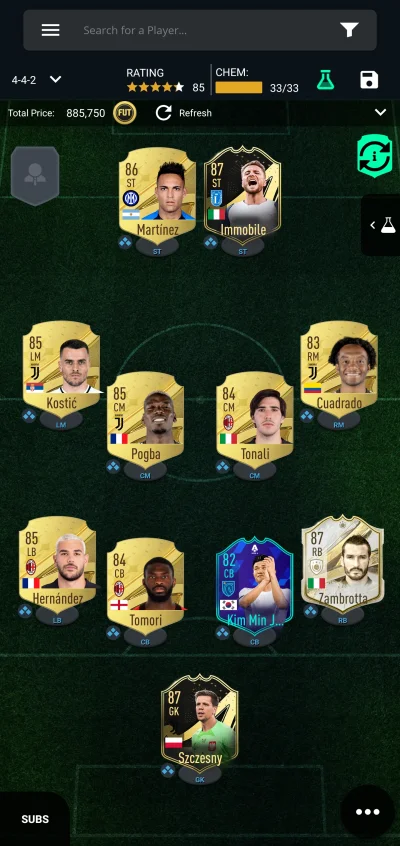 betju - Kto na lewą? Kostić z lengthy, Leao, a może Chiesa? 

#fut