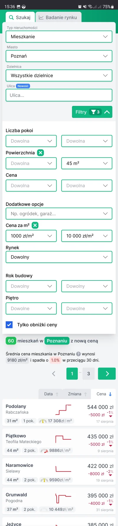 agdybytak - @zametr Filtr na cenę/m2 coś nie działa
#zametr