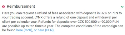 ebpttk - Na koncie brokerskim w #lynx można ubiegać się o zwrot kosztów związanych z ...