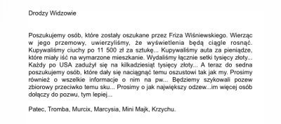 Piekny_Krolewicz - Pojawiło się oficjalne stanowisko exkipowiczów. 
#friz #ekipa #po...