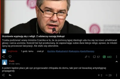 M.....a - Posyłajcie dzieci na lekcje magii u katabasa, bo inaczej je lewacka IDEOLOG...