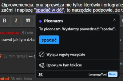 Kapsula - @proweniencja: ona sprawdza nie tylko literówki i ortografię, ale też częśc...