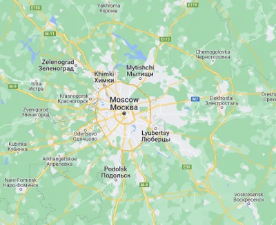 Hekun - Właśnie zobaczyłem sobie mapę infrastruktury drogowej Moskwy. Przez 5 minut p...