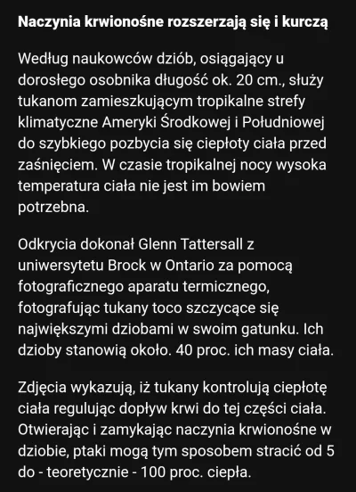 Borealny - Aż sprawdziłem czemu mają takie duże dzioby. Okazuje się że tak jak uszy u...