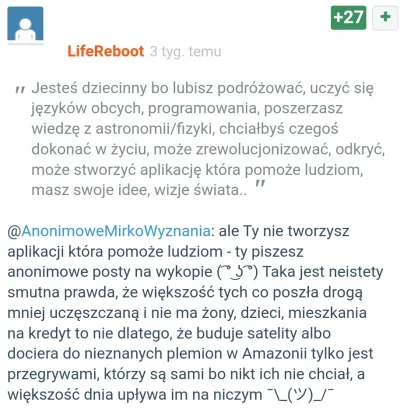 kamil150794 - @Fekalny_okuratnik: Dokładnie tak. Niektórzy próbują cope'ować i wmawia...