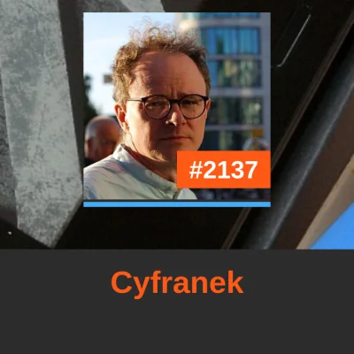 b.....s - @Cyfranek: to Ty zajmujesz dzisiaj miejsce #2137 w rankingu! 
#codzienny213...