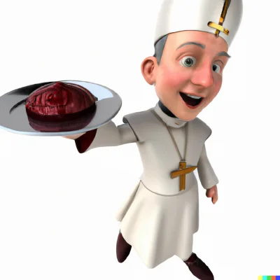 aptitude - @Kotouak: To jest prawdziwy papież! XD

Wpisałem tylko "pope" do Dall-E ...