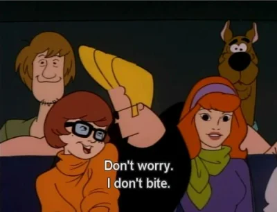 Sethus - > przecież to było pewne, Velma była tą brzydką, więc jest lesbą, chad Fred ...