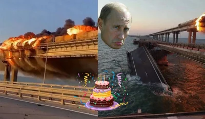 TuptusTuptusiowaty - Eh ten Putin... zamiast podziękować za prezent urodzinowy od Ukr...
