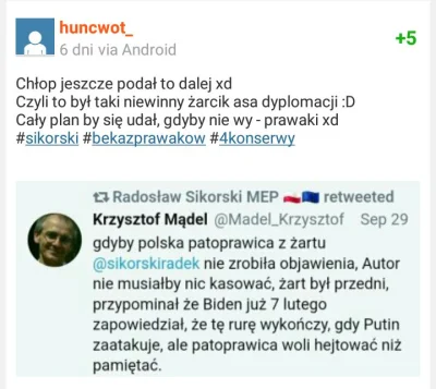 huncwot_ - @Bover no właśnie przez pisowski humor Radzio musiał usuwać tweeta xd