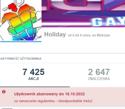 bastek66 - https://www.wykop.pl/ludzie/Holiday/
Użytkownik zbanowany do 16.10.2022
za...