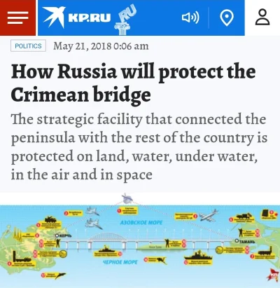 TheOrz - Częściowe zniszczenie (lub poważne uszkodzenie) Mostu Krymskiego było w Rosj...