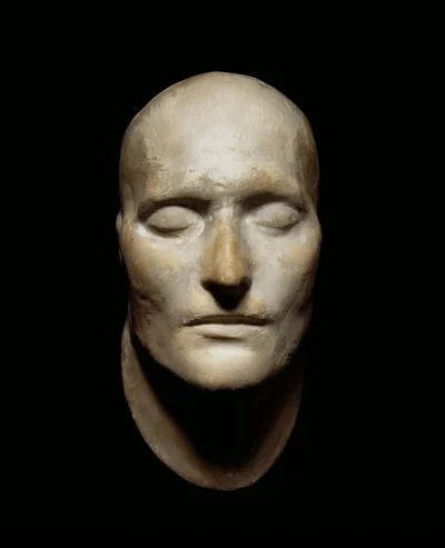 Loskamilos1 - Maska pośmiertna Napoleona stworzona zaraz po jego zejściu z tego świat...