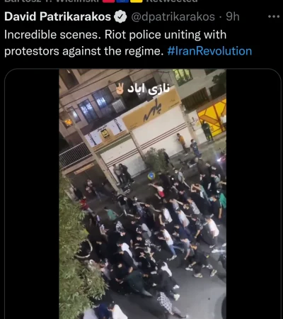 jaroty - Ten uczuć, kiedy nawet w cholernym Iranie #policja ma więcej RiGCzu niż kacz...