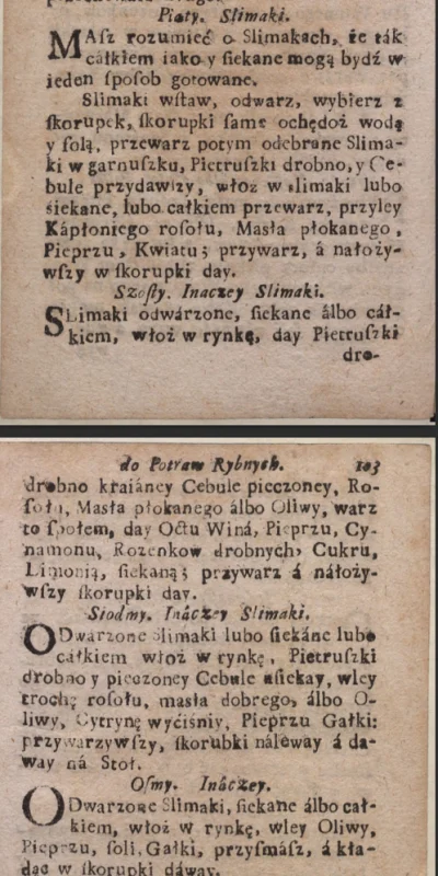 paramyksowiroza - @darino: @Kon_Baltazar: Kiedyś potrawy ze ślimaków były na porządku...