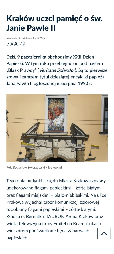 ksanthippe - Blask prawdy. Cały #krakow zawalony flagami papaja, a moderacja blokuje ...