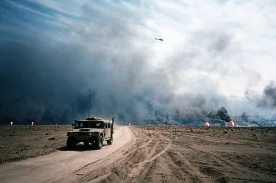 wfyokyga - I wojna w Zatoce Perskiej i płonące szyby naftowe Kuwejtu 1990-1991.
#nocn...