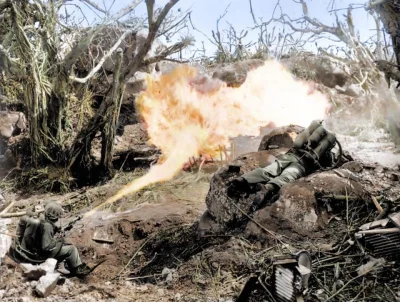 wfyokyga - Grillowanie z M2 Flamethrower, Bitwa o Iwo Jimę 1945.
#nocnewojny