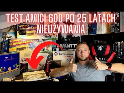 ktostam7 - Amiga 600 

Taka amige katowalem w latach 90 

#amiga600 #retrogaming ...