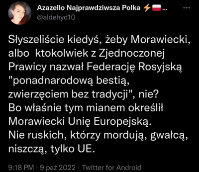 CipakKrulRzycia - #bekazpisu #polityka #polska #rosja 
#morawiecki #uniaeuropejska