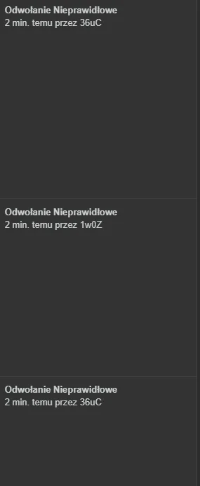 Show - A odwołania czytają się w 1s ( ͡° ͜ʖ ͡°)
miejcie wy troche rigczu chociaż i 1...