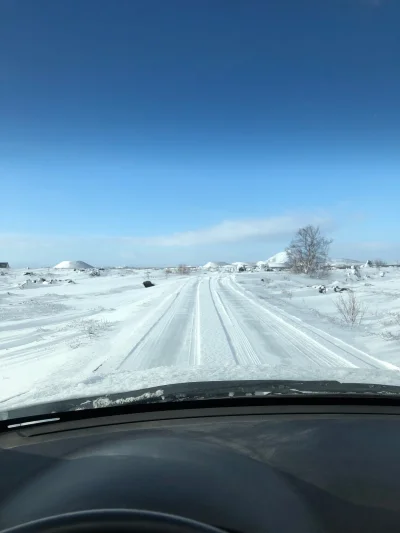 zbigniew-wu - A w północnej Islandii już zima na całego, po wczorajszym sztormie w ko...