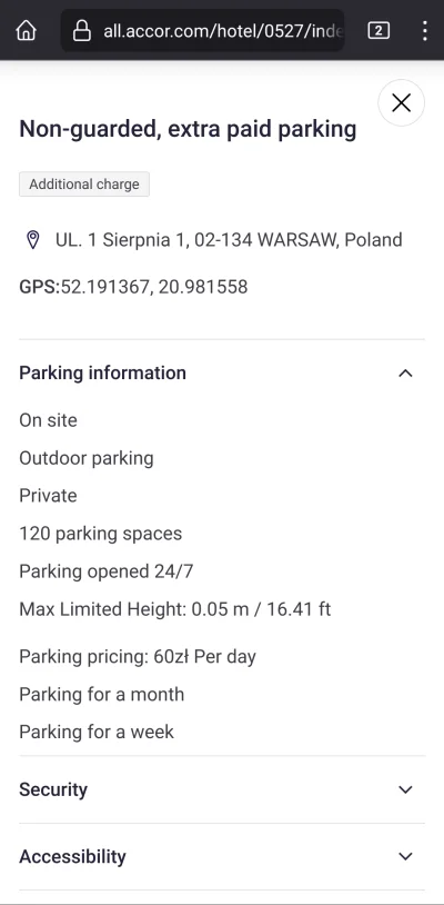 Nieszkodnik - > w okolicy novotel na 1 sierpnia

@binocular1: na parkingu novotelu ...