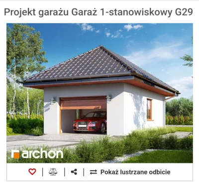 kobiaszu - Orientuje się ktoś ile wyniósłby koszt budowy takiego garażu? Wybrałbym da...