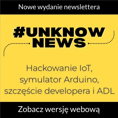 imlmpe - Wydanie specjalne #unknowNews już na Ciebie czeka.
➤ https://mrugalski.pl/n...