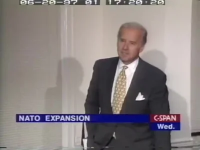 carvain - Ruska onuca Joe Biden głosił onucowe teorie o tym, że ekspansja NATO na wsc...