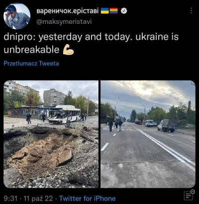 Kempes - #ukraina #rosja #wojna

Ukraińcy szybciej łatają dziury w drogach niż polscy...