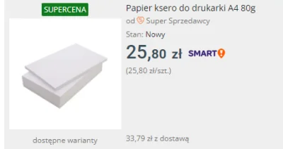 jmuhha - wtf? co sie stalo z cena papieru ktory kosztowal jakies 12 zl pol roku temu ...