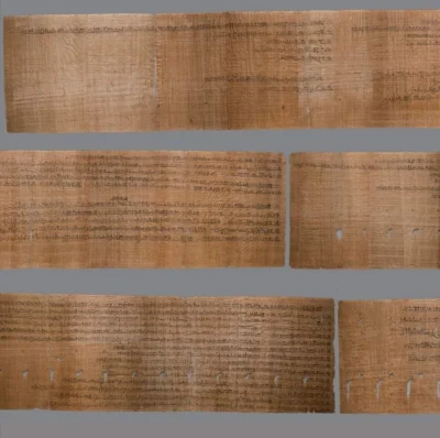 Loskamilos1 - Poniżej jest ukazany tzw. papirus sądowy, który pochodzi z XII wieku p....