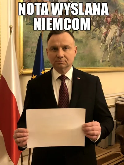 RuchaczSpychacz - Prezydent prezentuje notę: